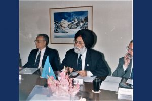 At Committee meeting as Vice-President of IMF - 1997-1999