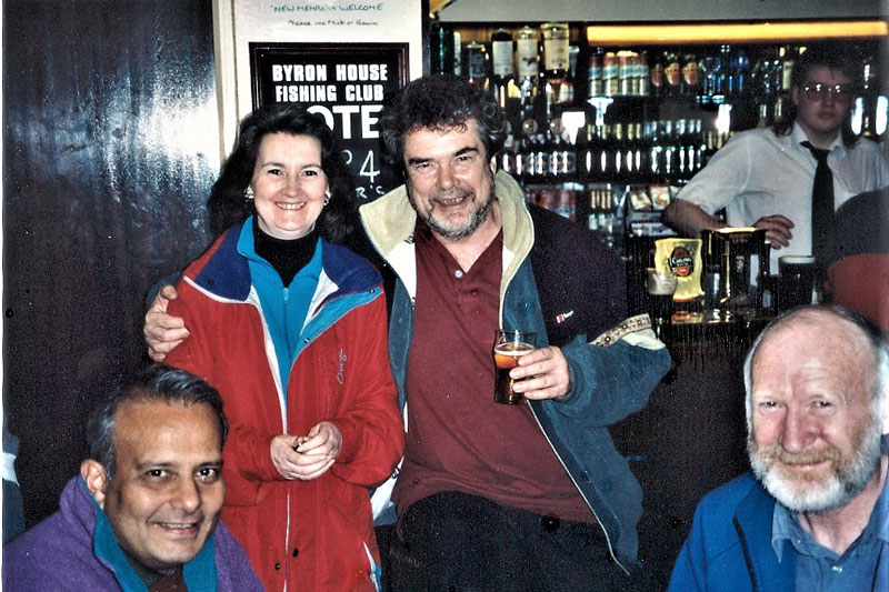 Celebrating with Ms Hillary Nunn,, Jim Curran and Paul Nunn