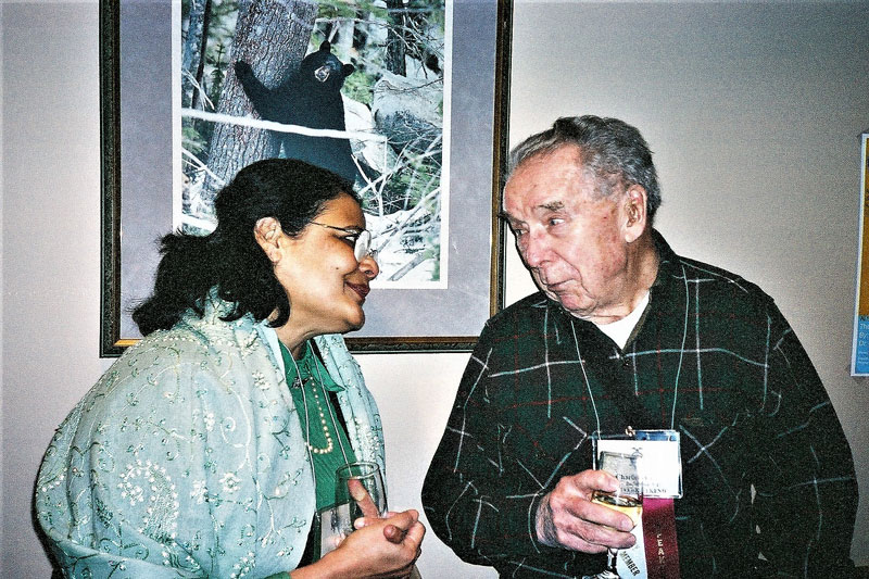 Geeta with Dr Houston