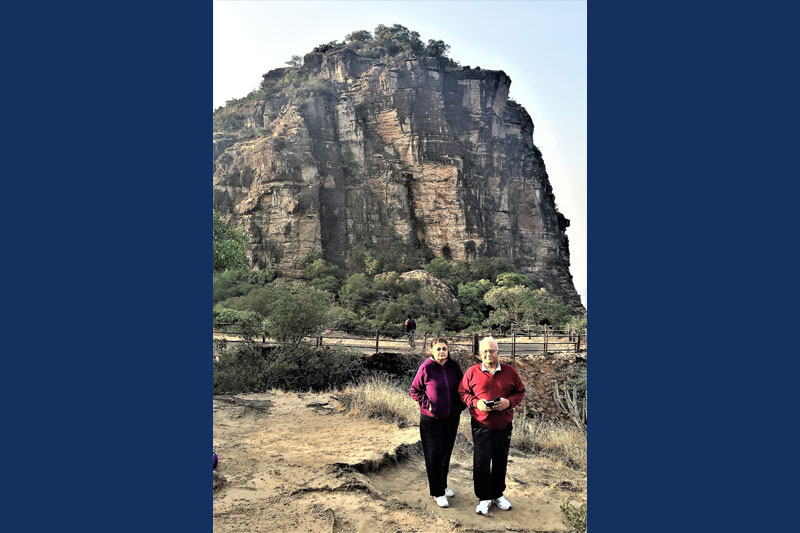 Harish and Geeta Kapadia at Pachmarhi