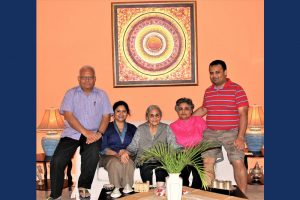 Kapadia Family - Harish, Charu, Mangala Wagle (mother in law) Geeta and Sonam