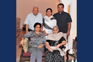 Kapadia Family - Standing- Harish, Charu and Sonam. Seating- Geeta, Mangala Wagle (mother in law)