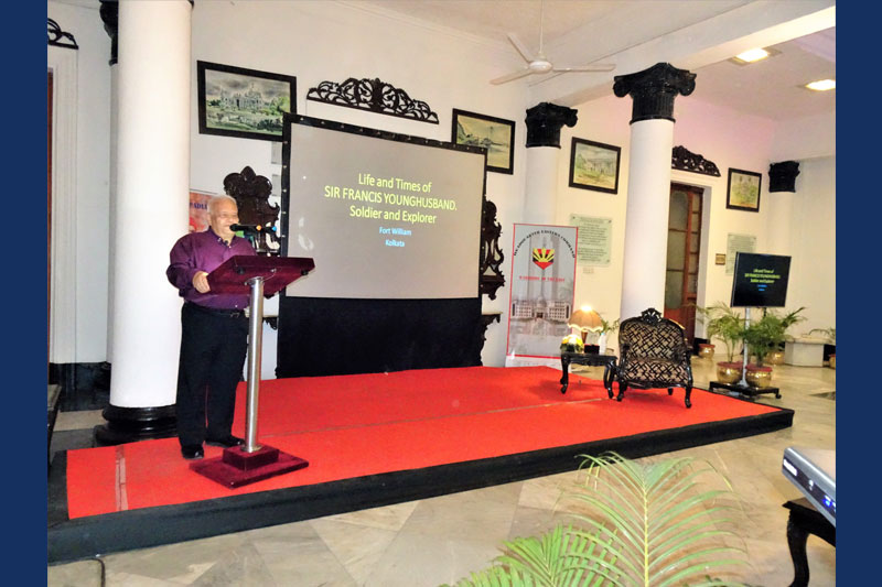 Lecturing at Kitchener Hall