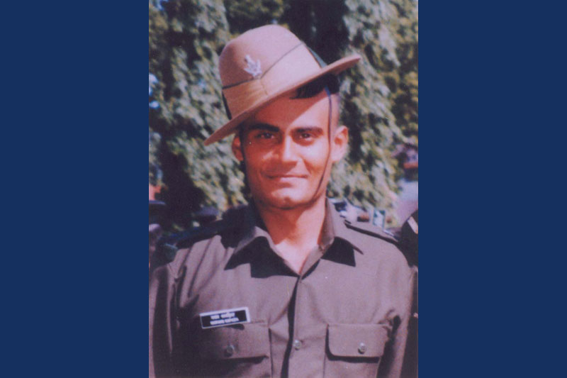Nawang as army officer