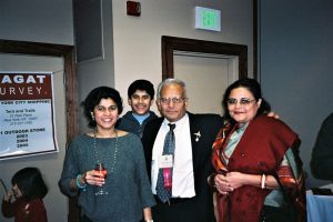 With old friends-Dr Genevieve Anand and Varun Anand