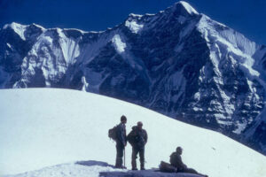 Tharkot range- Bhanoti second from the left and Tharkot on the extreme right
