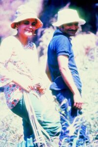 Geeta Kapadia and Vijay Kothari in 1980- climbing in the Sahyadris