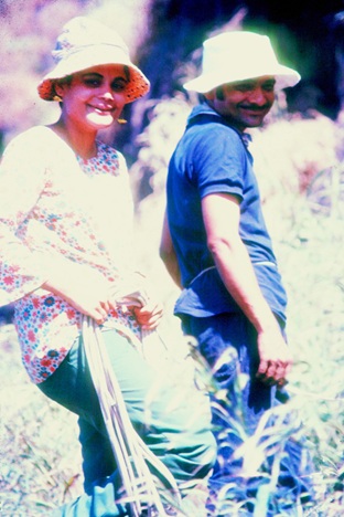 Geeta Kapadia and Vijay Kothari in 1980- climbing in the Sahyadris